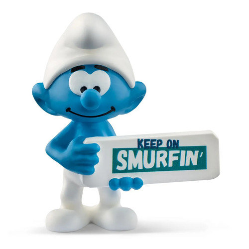 20843 Keep on Smurfin Smurf with Sign 20843 Keep on Smurfin Smurf with Sign