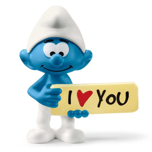 20823 I Love You Smurf (Sign)