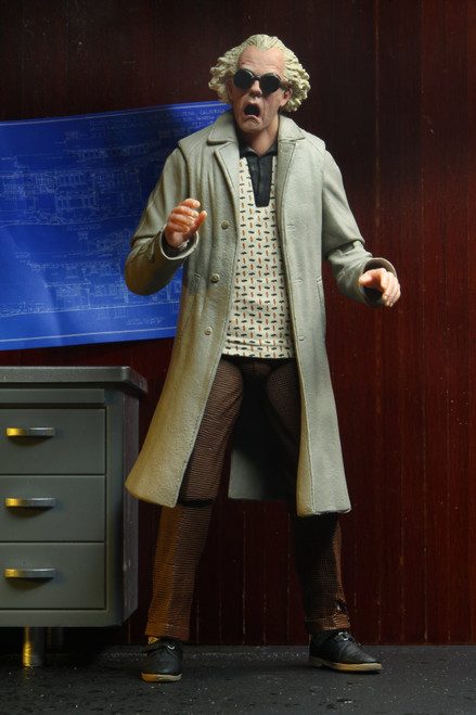 Posed Doc Brown Action Figure Posed Doc Brown Action Figure