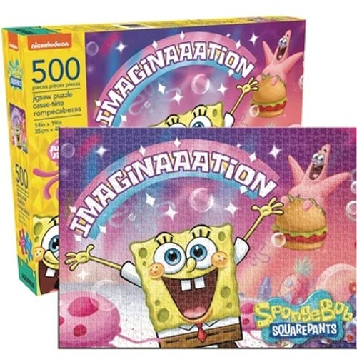 SpongeBob Imagination 500 Piece Puzzle by Aquarius SpongeBob Imagination 500 Piece Puzzle by Aquarius