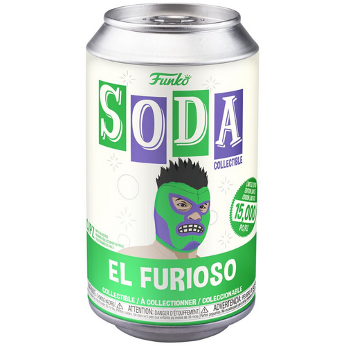 Vinyl SODA: Luchadores Hulk Can Vinyl SODA: Luchadores Hulk Can