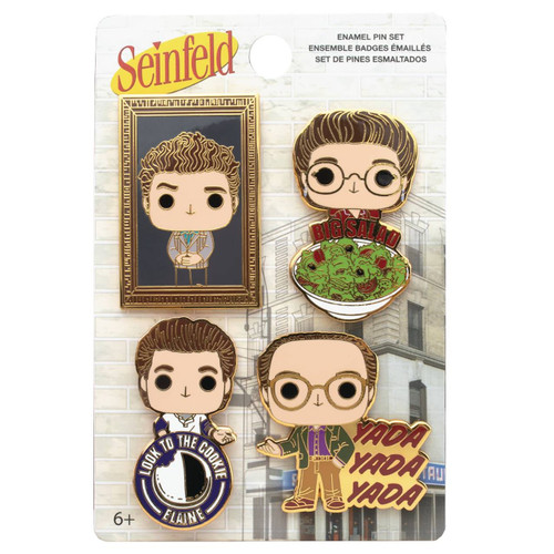 Funko Seinfeld Characters Enamel Pin Set of 4