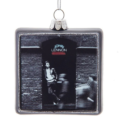 John Lennon Glass Album Cover Ornament John Lennon Glass Album Cover Ornament