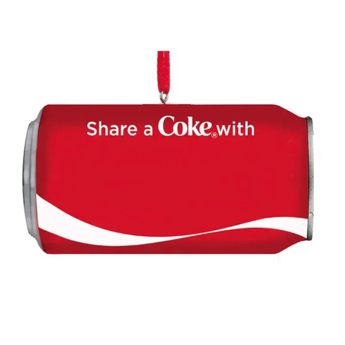 Coca Cola Share A Coke Can Personalized Ornament Canada Retrofestiveca 