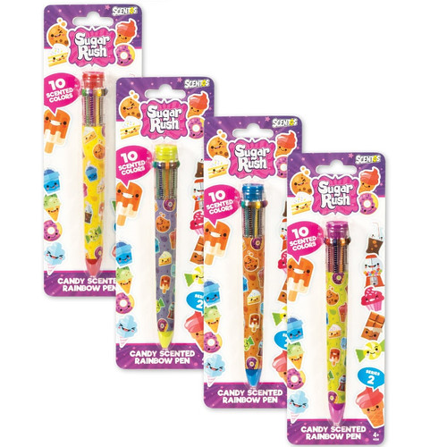 24 Pack of Sugar Rush Scented Gel Pens Canada