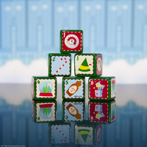 Elf: The Movie - 6 Piece Dice Set Elf: The Movie - 6 Piece Dice Set