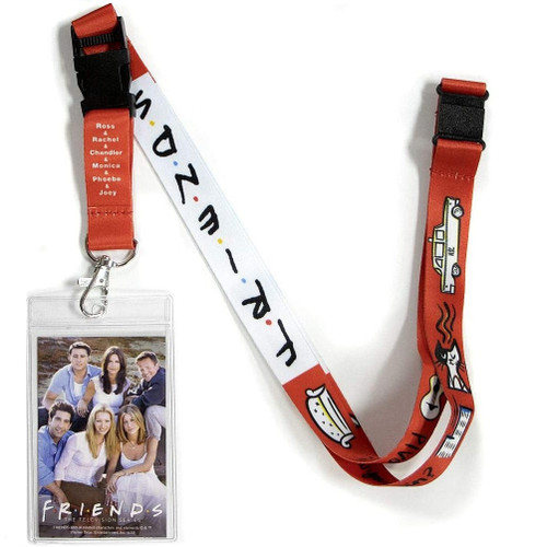 Friends Icon Lanyard Unpackaged View Friends Icon Lanyard Unpackaged View