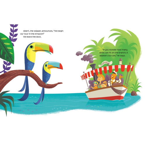 Disney-Jungle Cruise Little Golden Book- open page Disney-Jungle Cruise Little Golden Book- open page