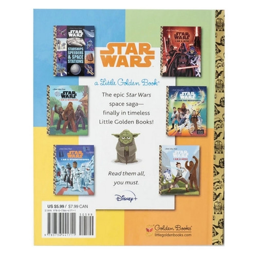Star Wars - The Mandalorian, This Is The Way Little Golden Book-Back of Book Star Wars - The Mandalorian, This Is The Way Little Golden Book-Back of Book