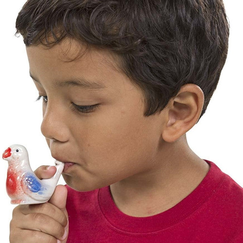 Retro Ceramic Bird Whistle Set of 2 Demonstration View  Retro Ceramic Bird Whistle Set of 2 Demonstration View