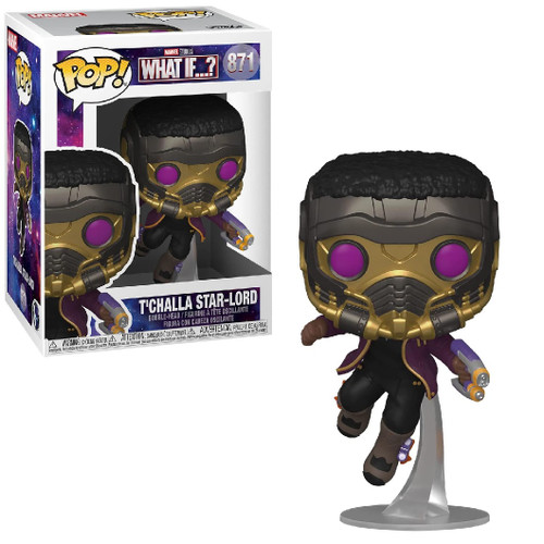 Pop! Marvel: T'Challa Star-Lord What If...? Funko Figure 55812 Pop! Marvel: T'Challa Star-Lord What If...? Funko Figure 55812