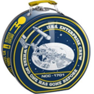 Star Trek U.S.S. Enterprise Crew Tin Tote Front View 