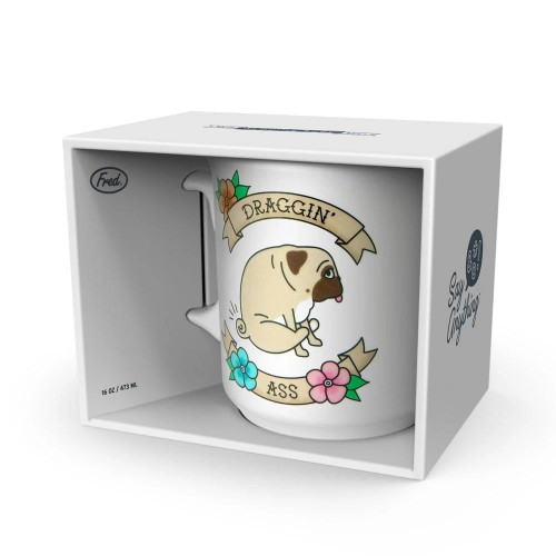 Say Anything Mug - Draggin Ass  - Box view