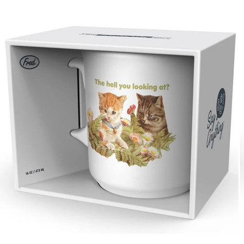 Say Anything Mug - Hell You Looking At? - Box View