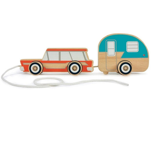 Road Trip - Wood Camper Pull Toy Road Trip - Wood Camper Pull Toy