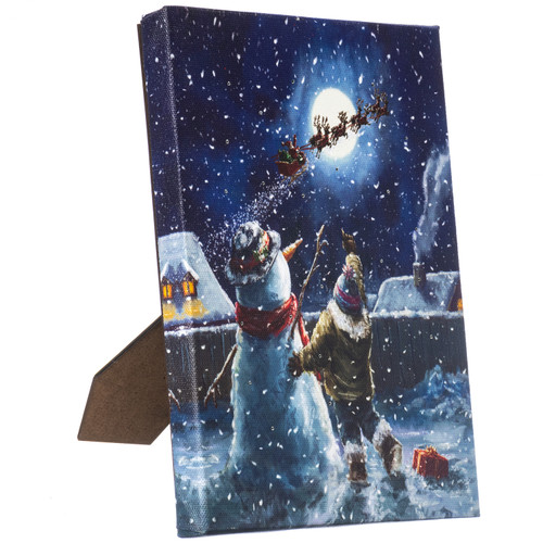 There He Goes Lighted Canvas - Front View