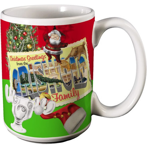 Christmas Vacation Griswold Postcard Coffee Mug 