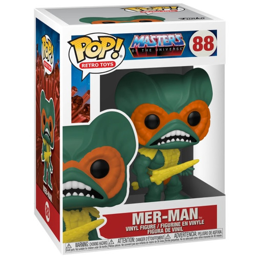 Pop! Vinyl: Masters of the Universe Merman Funko Figure 56207 Boxed View Pop! Vinyl: Masters of the Universe Merman Funko Figure 56207 Boxed View