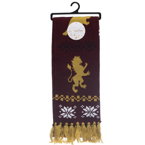 Harry Potter Hogwarts Jacquard Knit  Winter Scarf Harry Potter Hogwarts Jacquard Knit  Winter Scarf