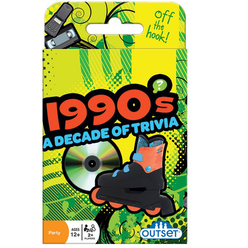  1990s Decade of Trivia Card Game
