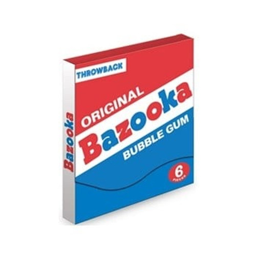 Original Bazooka Bubble Gum Throwback Mini Wallet Pack Original Bazooka Bubble Gum Throwback Mini Wallet Pack