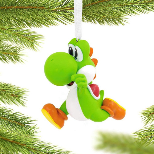 Yoshi from Super Mario Ornament by Hallmark - Hanging in Tree Yoshi from Super Mario Ornament by Hallmark - Hanging in Tree