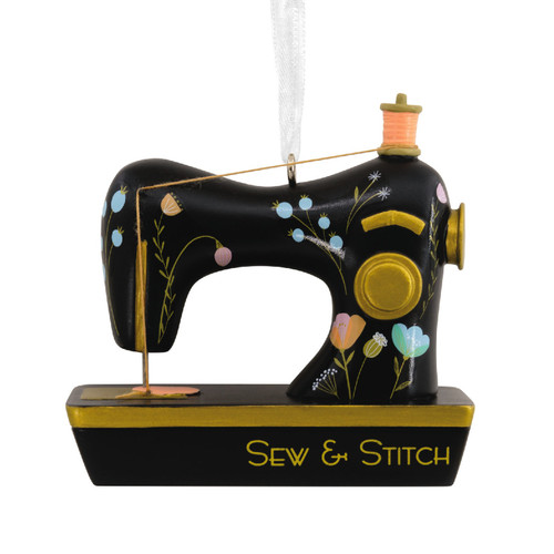 Sewing Machine Ornament by Hallmark Canada RetroFestive.ca