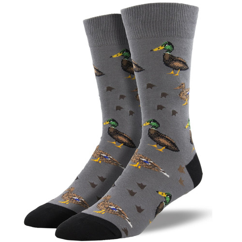 Lucky Ducks Men's Crew Socks by Socksmith Canada