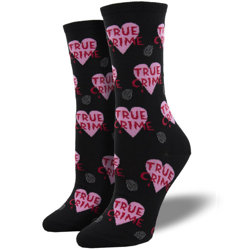 True Crime Women's Crew Socks by Socksmith Canada