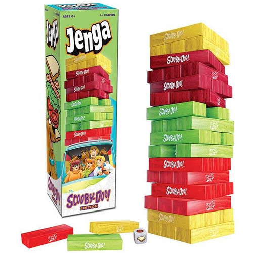 Scooby-Doo Jenga Game Packaged and Built View