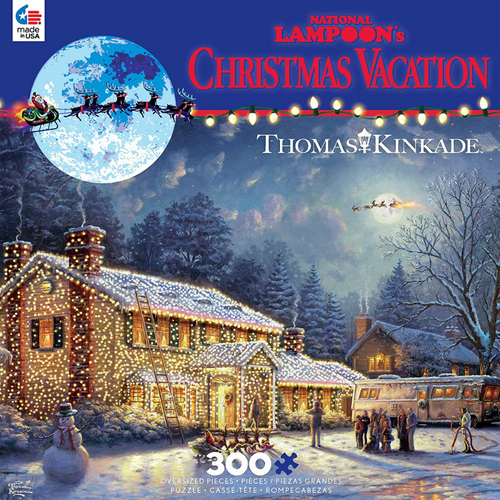Box - Christmas Vacation 300 Piece Thomas Kincade Puzzle Box - Christmas Vacation 300 Piece Thomas Kincade Puzzle