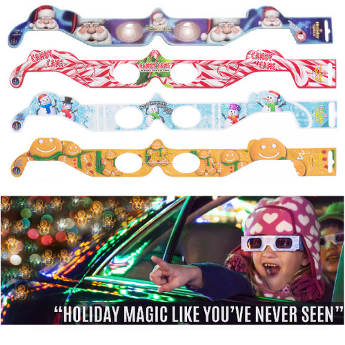 Holiday Magic 3D Specs in Action
