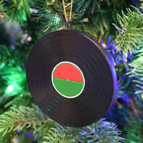 Record Ornament in Tree View  Record Ornament in Tree View