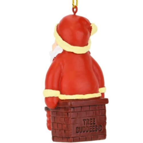 Chimney Present Ornament Back View Chimney Present Ornament Back View