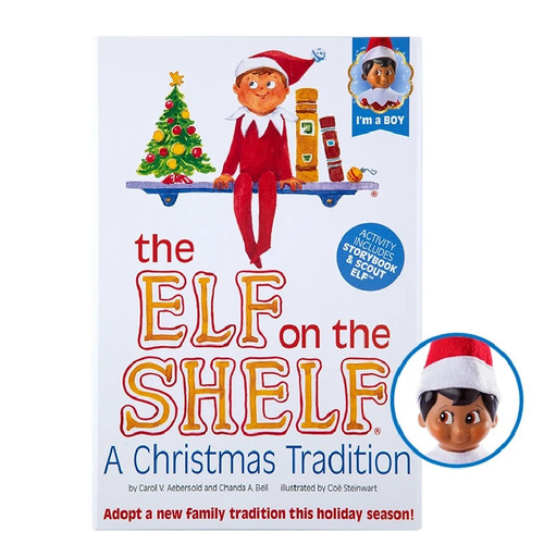 Elf on the Shelf A Christmas Tradition Boy Dark Tone Elf on the Shelf A Christmas Tradition Boy Dark Tone