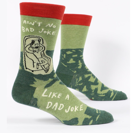 Ain't No Bad Joke Like A Dad Joke Men's Crew Socks  Ain't No Bad Joke Like A Dad Joke Men's Crew Socks