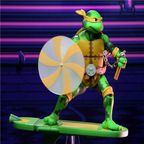 NECA TMNT Turtles In Time Series 2 - Action Figure Leatherhead 7" - Giocattolo Ufficiale Dal Videogioco Anni '90