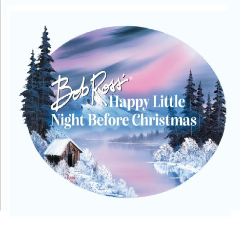 Bob Ross' Happy Little Night Before Christmas Hardcover Book - inside of book Bob Ross' Happy Little Night Before Christmas Hardcover Book - inside of book