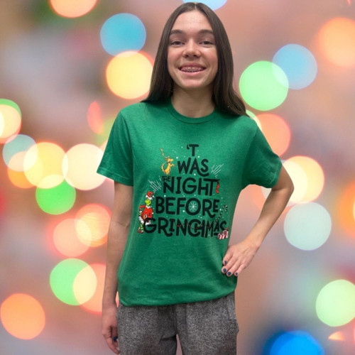 Twas the Night Before Grinchmas T-Shirt featuring The Grinch Twas the Night Before Grinchmas T-Shirt featuring The Grinch