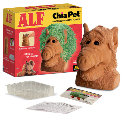 Chia Pet Planter - Bob Ross with Blue Shirt