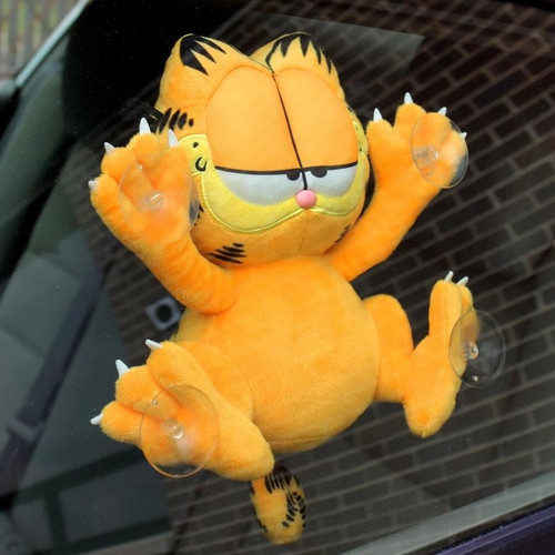 Garfield 8" Relaxed Edition Plush Window Clinger Clung On Window View