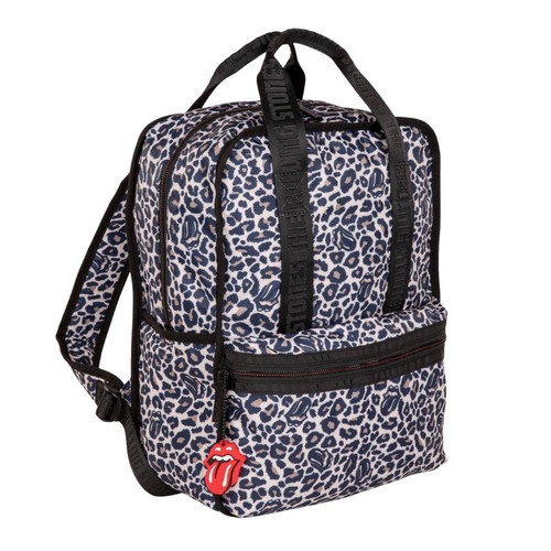 Cheetah Print Rolling Stones Deluxe Backpack
