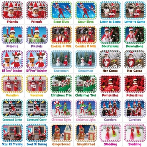Elf on the Shelf Matching Game RetroFestive.ca
