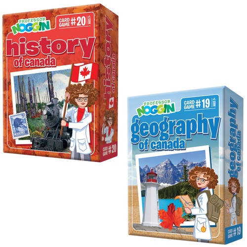 Professor Noggin Kids Canadian History and Geography Trivia Pack