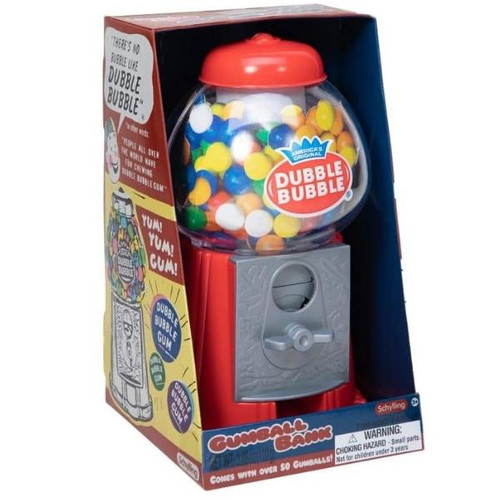 Dubble Bubble Gumball Bank Packaged Side View #1 