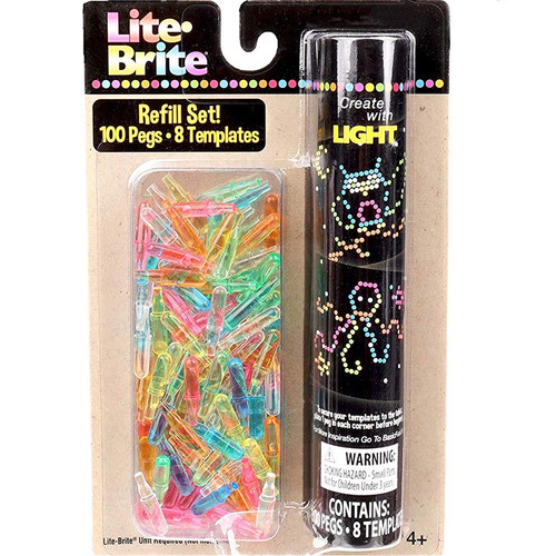 Lite-Brite Refill Pack Packaged View  Lite-Brite Refill Pack Packaged View