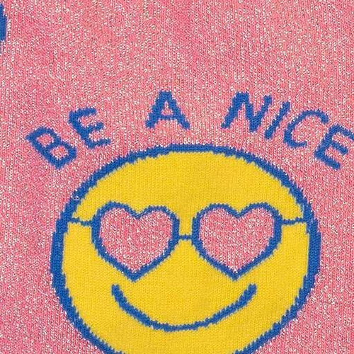 Be a Nice Human Shimmer Socks by Sock It to Me