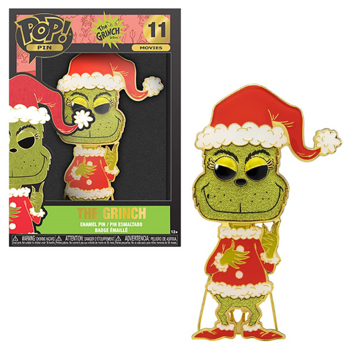 The Grinch Jumbo Enamel Pin by Funko