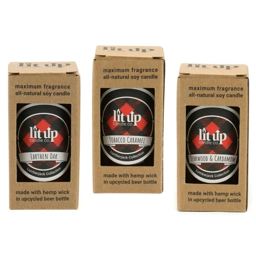 Beer Bottle Candles in Packaging Beer Bottle Candles in Packaging
