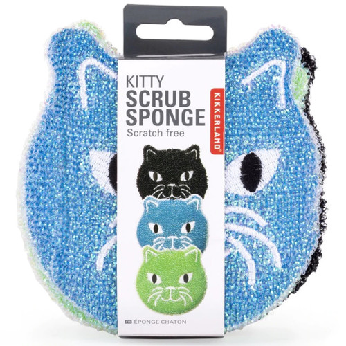 Pack of 3 Kitty Scrub Sponges